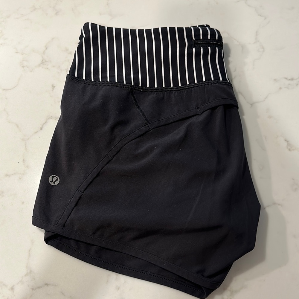 Lululemon Speed Up Mid Rise 4” shorts